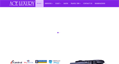Desktop Screenshot of aceluxury.com